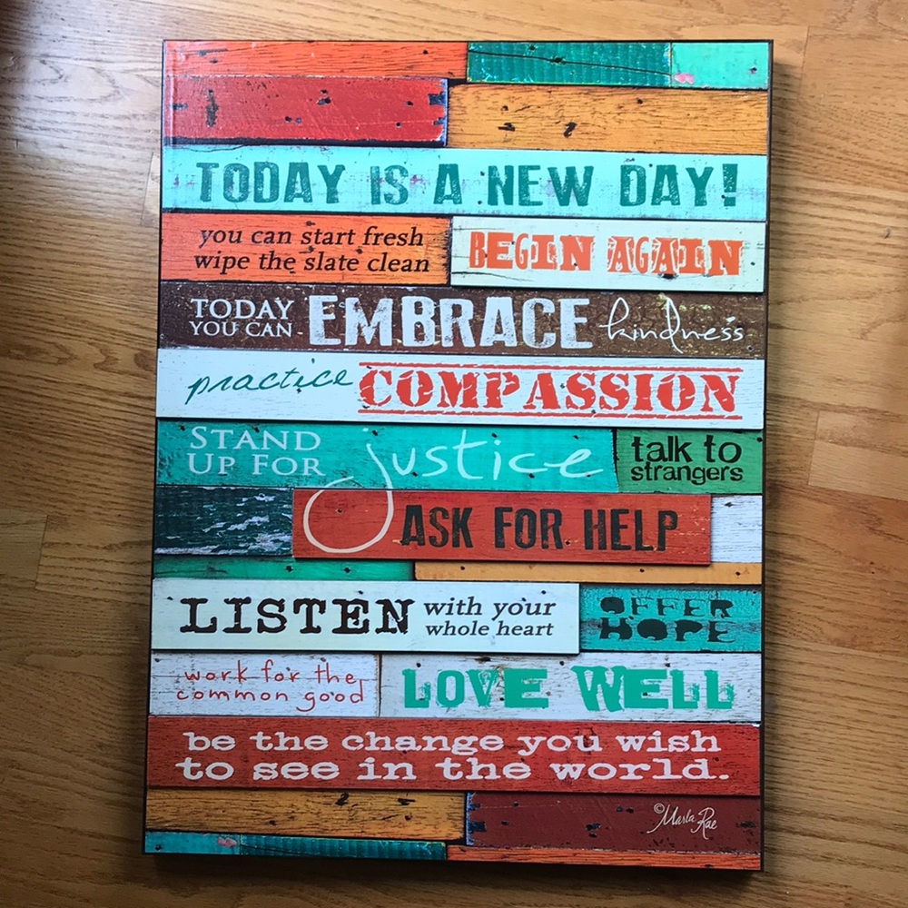 Brand New Day (Inspirational) Wood Wall Art
